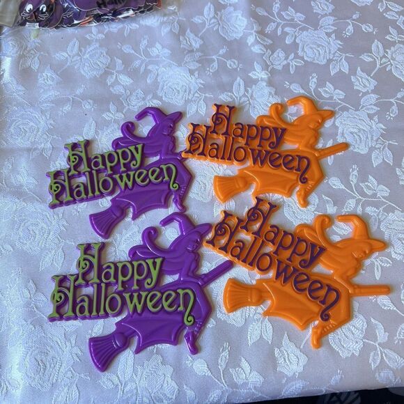 2008 Decorate‎ Cat Cupcake Toppers & Happy Halloween Witch 64 Pcs - Picture 3 of 8